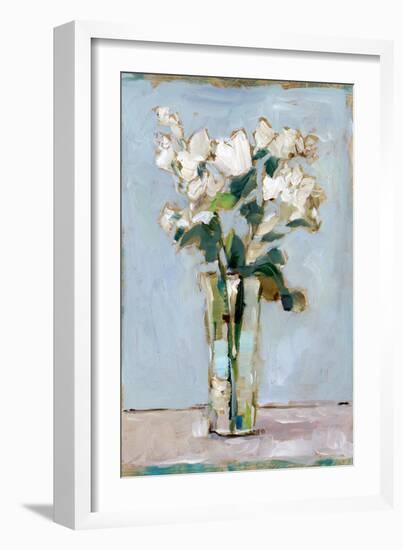 White Floral Arrangement I-Ethan Harper-Framed Art Print