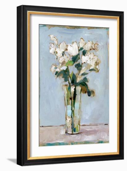 White Floral Arrangement I-Ethan Harper-Framed Art Print