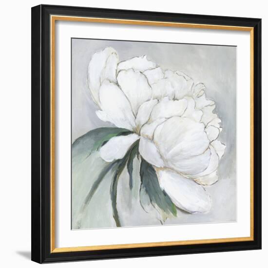 White Floral Bloom II-Asia Jensen-Framed Art Print