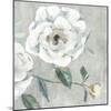 White Floral I-Aria K-Mounted Art Print