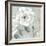 White Floral I-Aria K-Framed Art Print