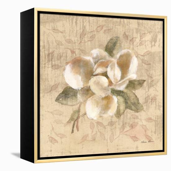 White Floral III-Cheri Blum-Framed Stretched Canvas