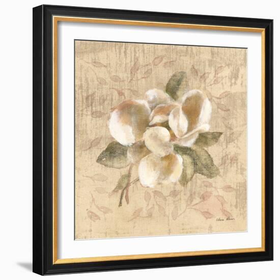 White Floral III-Cheri Blum-Framed Art Print