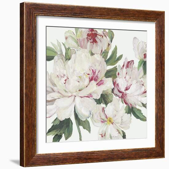 White Floral Serenity-Asia Jensen-Framed Art Print