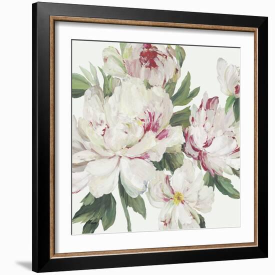 White Floral Serenity-Asia Jensen-Framed Art Print