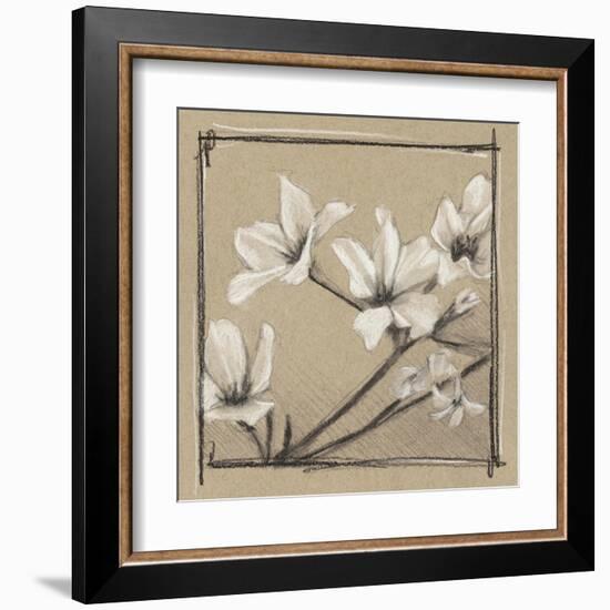 White Floral Study I-Ethan Harper-Framed Art Print