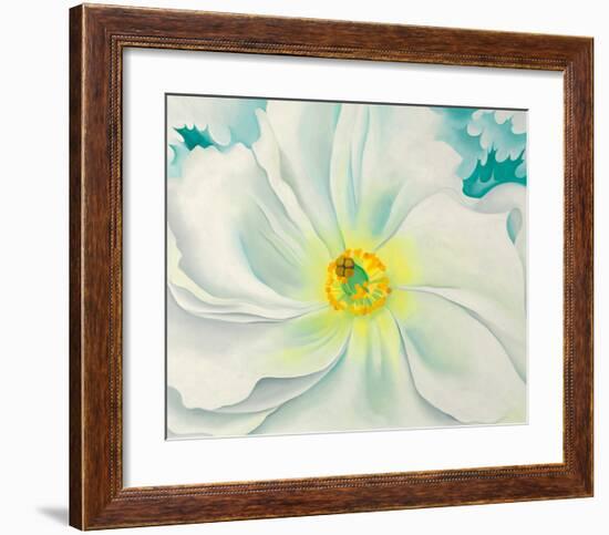 White Flower, 1929-Georgia O'Keeffe-Framed Art Print