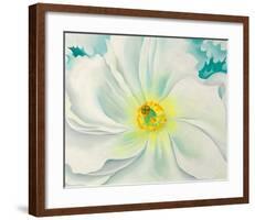 White Flower, 1929-Georgia O'Keeffe-Framed Art Print