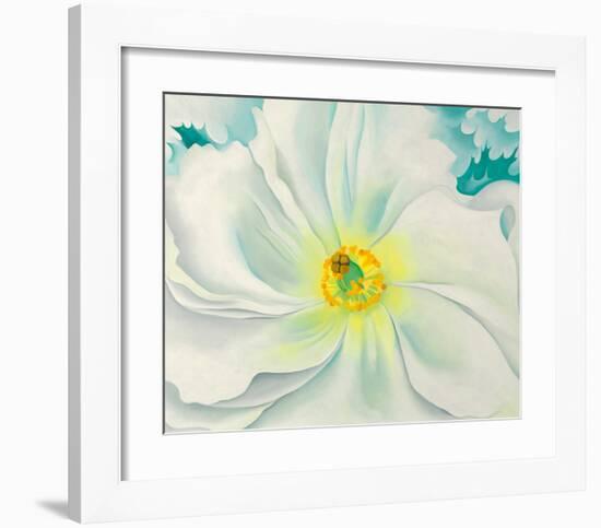 White Flower, 1929-Georgia O'Keeffe-Framed Art Print