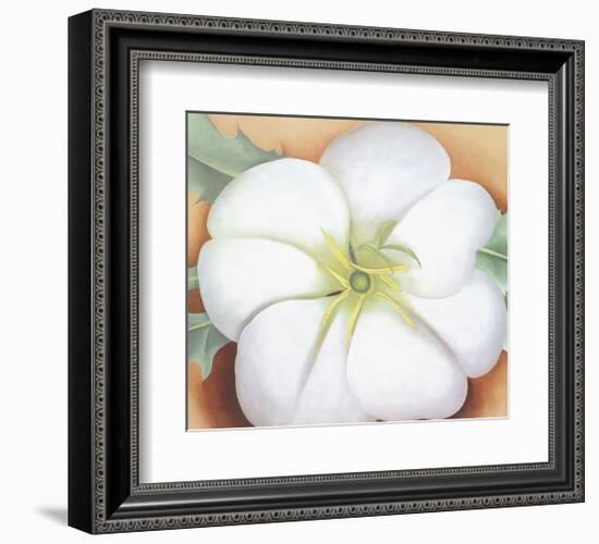 White Flower on Red Earth, No. 1, c.1946-Georgia O'Keeffe-Framed Art Print