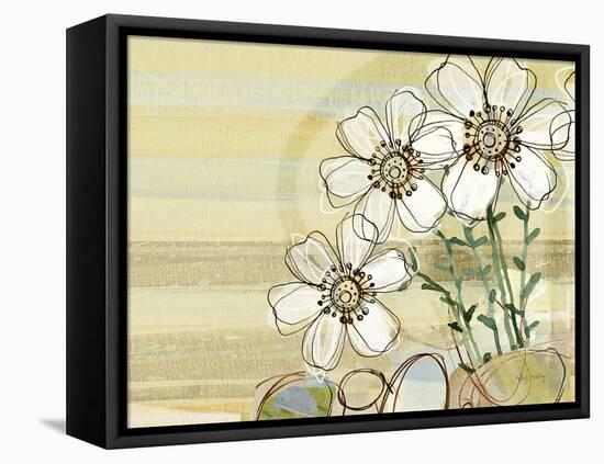 White Flowers 11-Robbin Rawlings-Framed Stretched Canvas