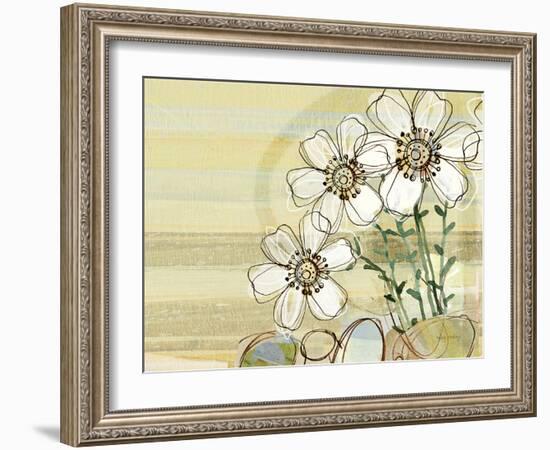 White Flowers 11-Robbin Rawlings-Framed Art Print