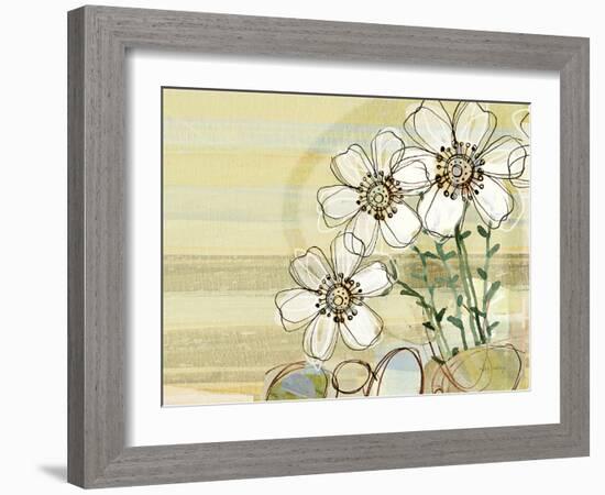 White Flowers 11-Robbin Rawlings-Framed Art Print