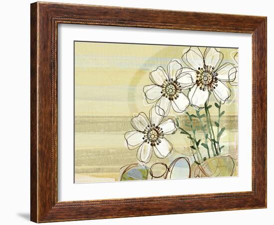 White Flowers 11-Robbin Rawlings-Framed Art Print