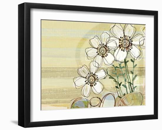 White Flowers 11-Robbin Rawlings-Framed Art Print