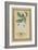 White Flowers and a Butterfly, India-null-Framed Giclee Print