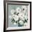 White Flowers Clusters-Asia Jensen-Framed Art Print