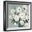 White Flowers Clusters-Asia Jensen-Framed Art Print