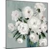 White Flowers Clusters-Asia Jensen-Mounted Art Print