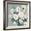 White Flowers Clusters-Asia Jensen-Framed Art Print