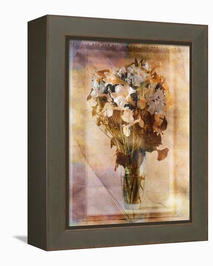 White Flowers in a Vase-Colin Anderson-Framed Premier Image Canvas