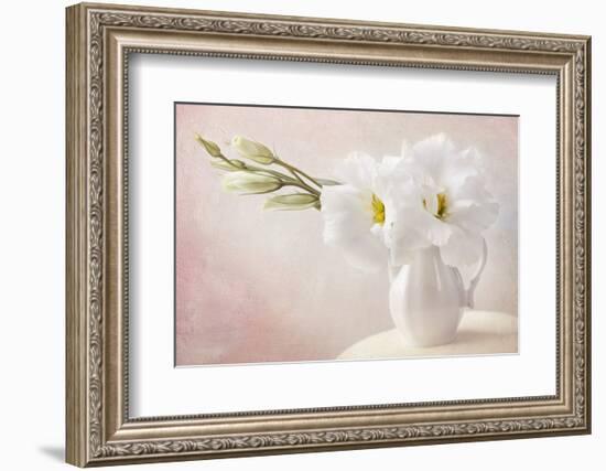 White Flowers in a Vase-egal-Framed Photographic Print