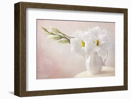 White Flowers in a Vase-egal-Framed Photographic Print