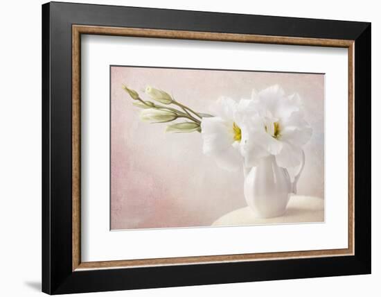 White Flowers in a Vase-egal-Framed Photographic Print