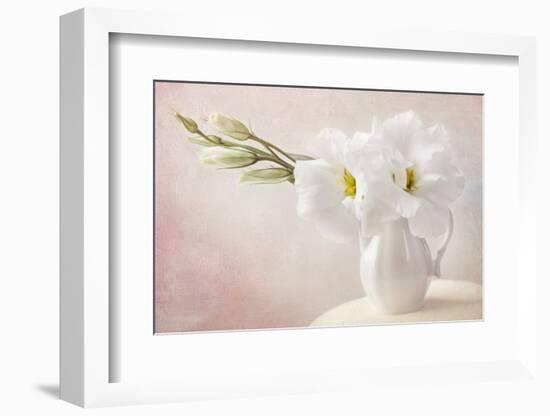 White Flowers in a Vase-egal-Framed Photographic Print