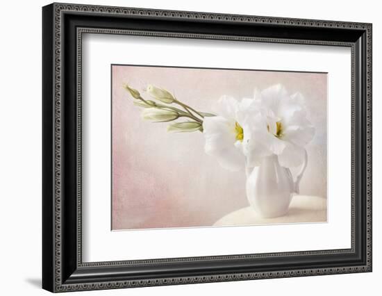 White Flowers in a Vase-egal-Framed Photographic Print