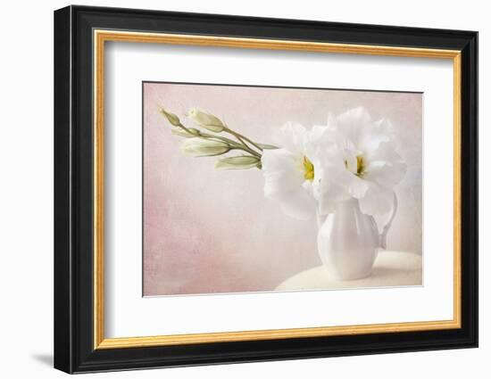 White Flowers in a Vase-egal-Framed Photographic Print