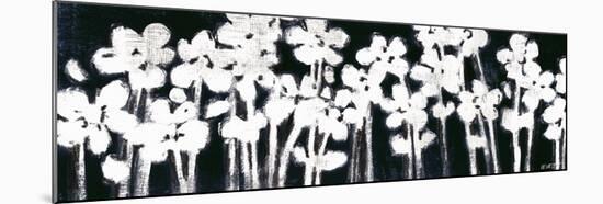 White Flowers on Black II-Norman Wyatt Jr.-Mounted Art Print