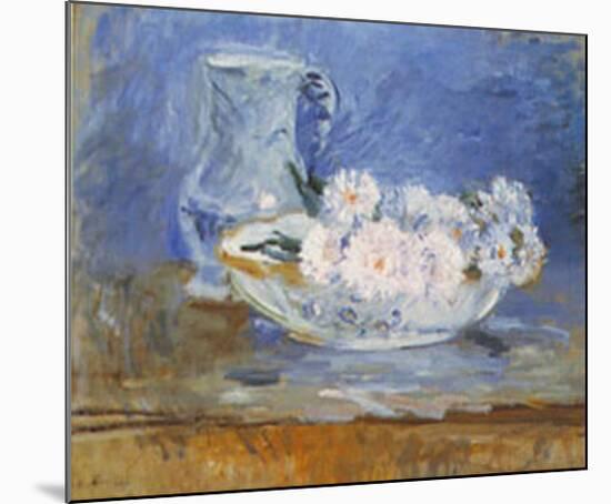 White Flowers-Berthe Morisot-Mounted Art Print