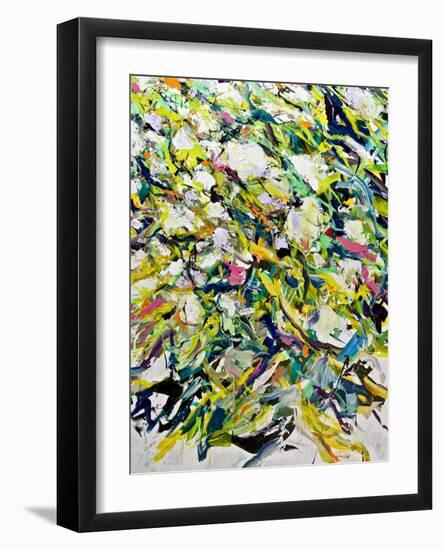 White Flowers-Allan Friedlander-Framed Art Print