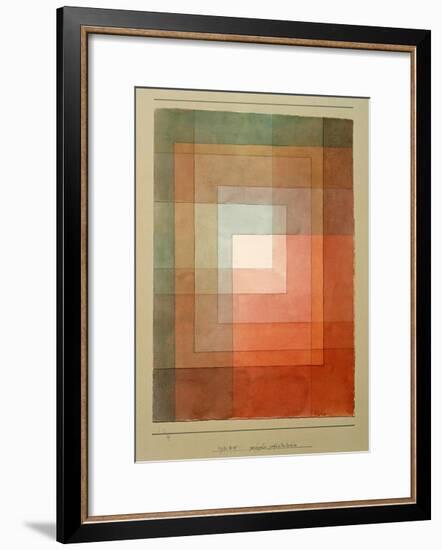 White Framed Polyphonically-Paul Klee-Framed Giclee Print