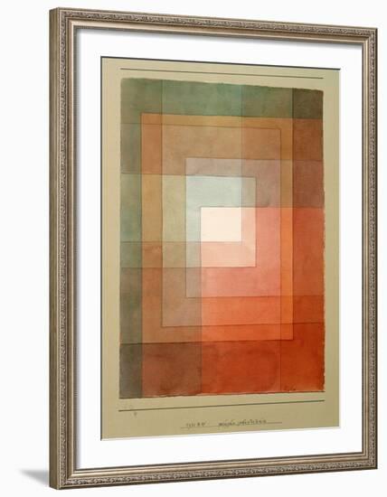 White Framed Polyphonically-Paul Klee-Framed Giclee Print