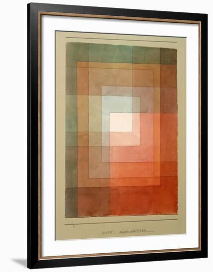 White Framed Polyphonically-Paul Klee-Framed Giclee Print