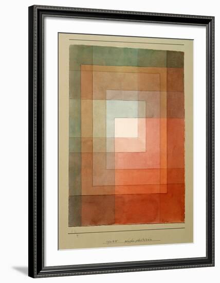 White Framed Polyphonically-Paul Klee-Framed Giclee Print