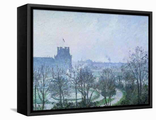 White Frost, Jardin des Tuileries, 1900-Camille Pissarro-Framed Premier Image Canvas