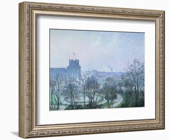 White Frost, Jardin des Tuileries, 1900-Camille Pissarro-Framed Giclee Print