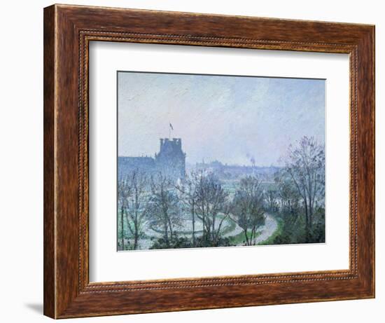 White Frost, Jardin des Tuileries, 1900-Camille Pissarro-Framed Giclee Print