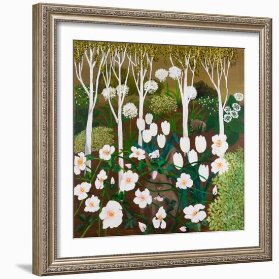 White Garden, 2013-Maggie Rowe-Framed Giclee Print