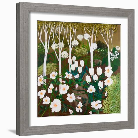 White Garden, 2013-Maggie Rowe-Framed Giclee Print