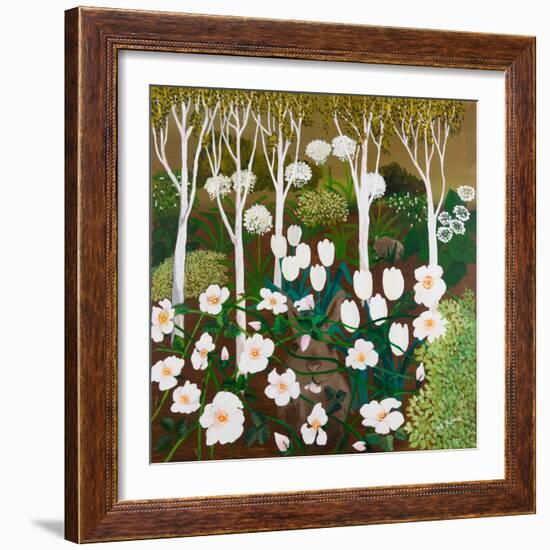 White Garden, 2013-Maggie Rowe-Framed Giclee Print