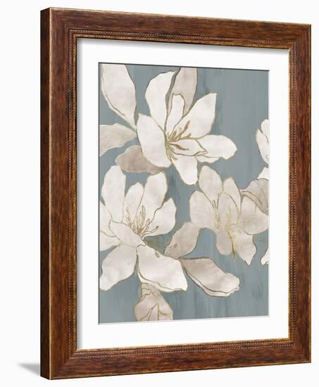 White Garden Outline II-Asia Jensen-Framed Art Print