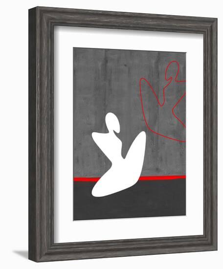 White Girl-NaxArt-Framed Art Print