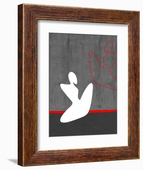 White Girl-NaxArt-Framed Art Print