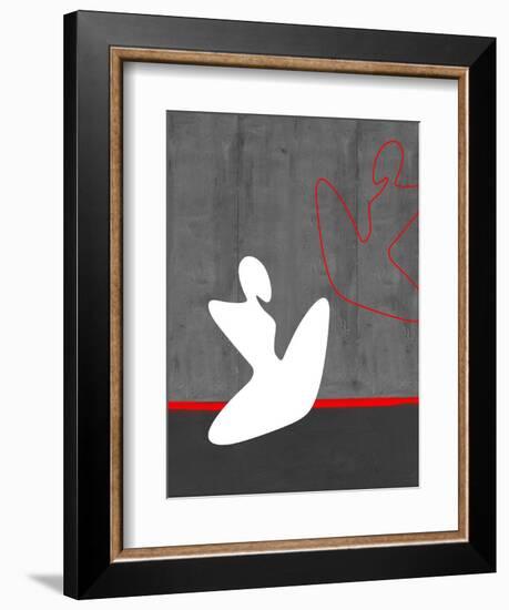 White Girl-NaxArt-Framed Art Print