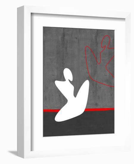 White Girl-NaxArt-Framed Art Print