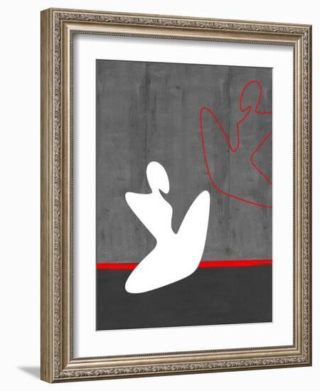 White Girl-NaxArt-Framed Art Print